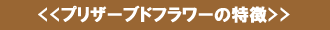 花屋−フラワーギフト宅配花屋さん花RiRo−プリザーブドフラワーについて−