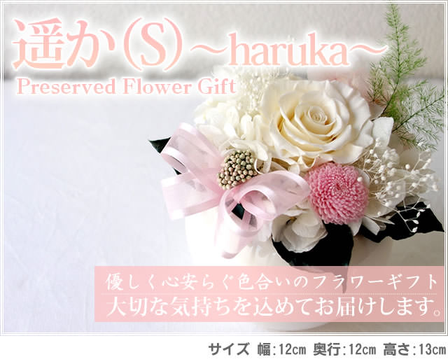 アレンジ「遥か(S)」-プリザーブドフラワーギフト-花屋-フラワーギフト-インターネット宅配花屋さん花RiRo