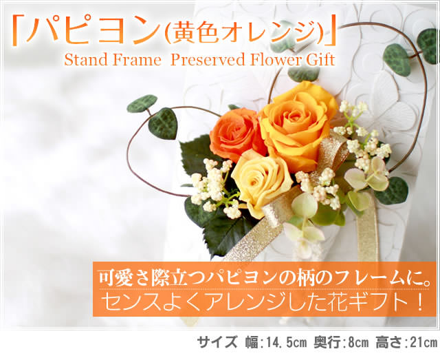 「薔薇フレーム」-プリザーブドフラワーギフト-花屋-フラワーギフト-インターネット宅配花屋さん花RiRo
