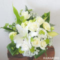 花屋−フラワーギフト−インターネット宅配花屋さん花RiRo−オリジナルオーダーアレンジ(白系)