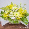 花屋−フラワーギフト−インターネット宅配花屋さん花RiRo−オリジナルオーダーアレンジ(黄色オレンジ系)