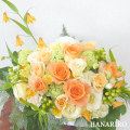 花屋−フラワーギフト−インターネット宅配花屋さん花RiRo−オリジナルオーダーアレンジ(黄色オレンジ系)