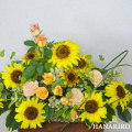 花屋−フラワーギフト−インターネット宅配花屋さん花RiRo−オリジナルオーダーアレンジ(黄色オレンジ系)