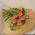 花屋−フラワーギフト−インターネット宅配花屋さん花RiRo−スタンダードタイプ(花束)(黄色オレンジ系)