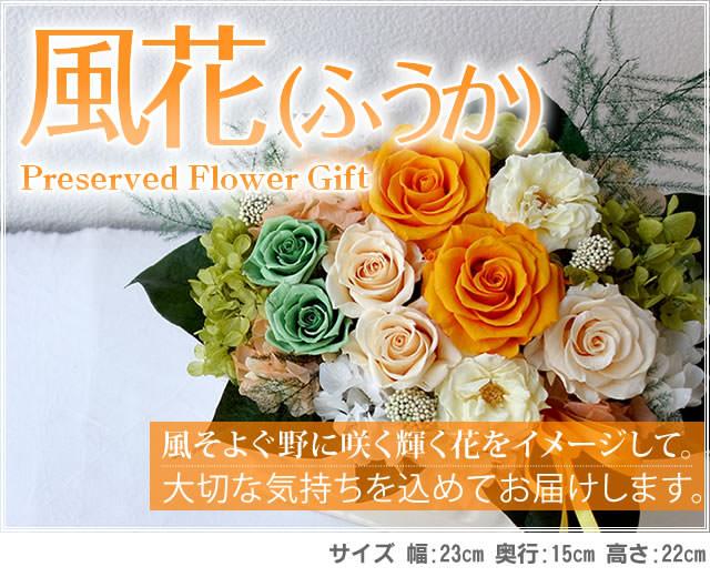 風花（ふうか）/プリザーブドフラワー プリザーブドフラワー