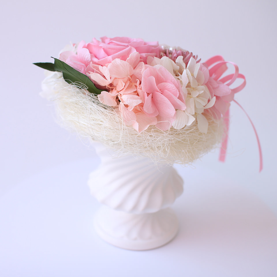 ミュウ プリザーブドフラワー P ピンク