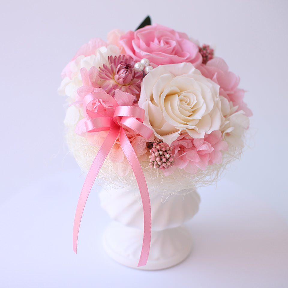 ベビーピンク/プリザーブドフラワー プリザーブドフラワーギフトの通販