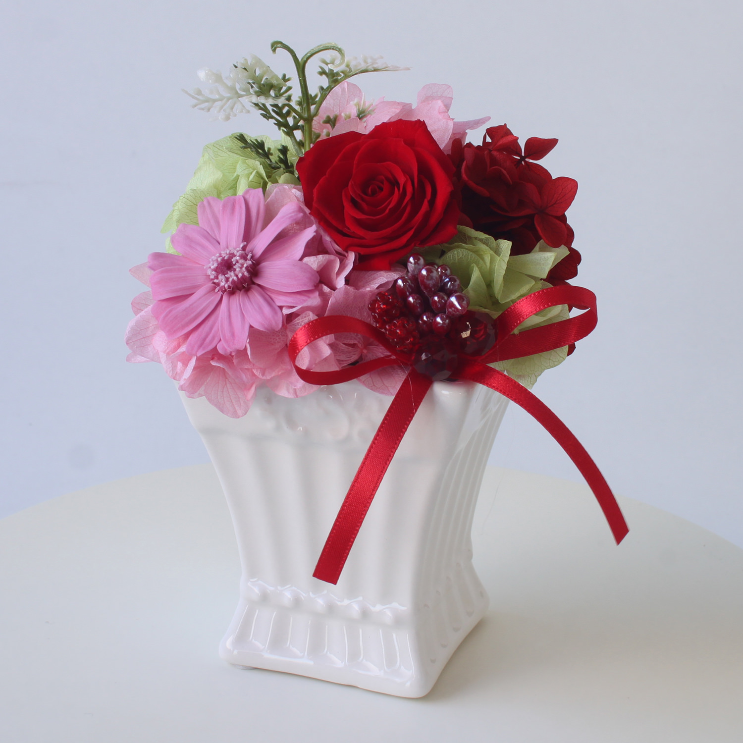 プリモ（赤ピンク系）/プリザーブドフラワー プリザーブドフラワー