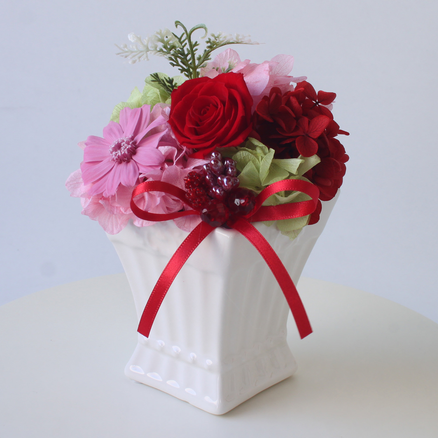 プリモ（赤ピンク系）/プリザーブドフラワー プリザーブドフラワー