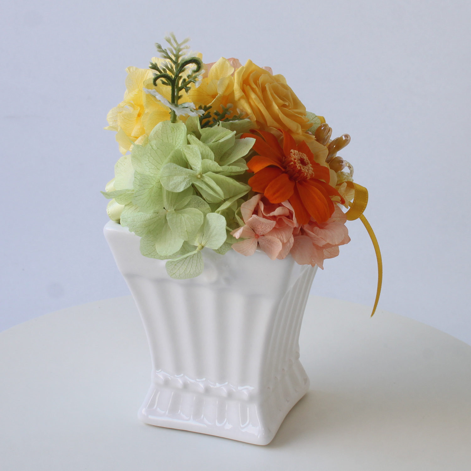 プリモ（黄色オレンジ系）/プリザーブドフラワー プリザーブドフラワー