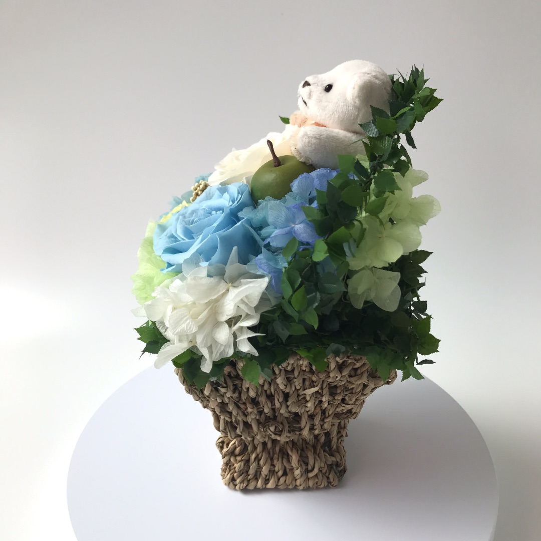プリクマ（ブルー）/プリザーブドフラワー プリザーブドフラワー